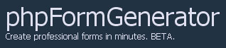 phpFormGenerator v3.0 beta - create professional web forms in minutes